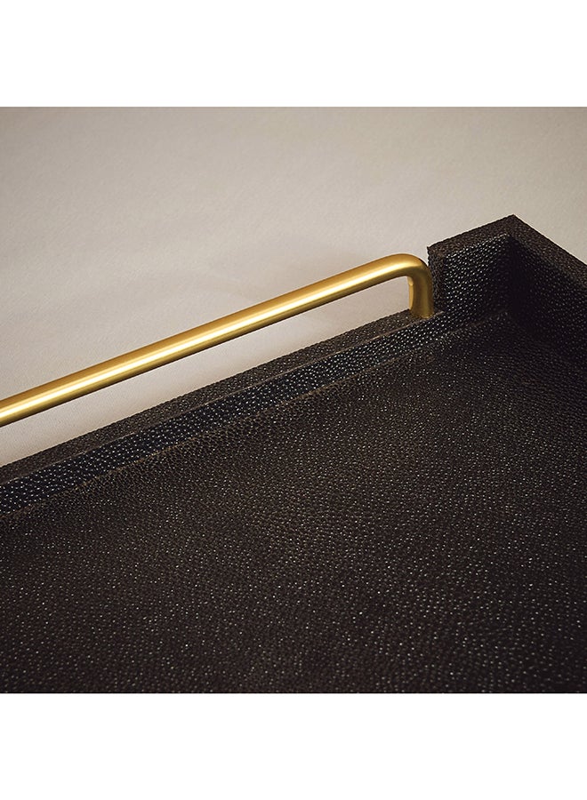 Home Box صينية دوروثي الخشبية - سوداء - Image 3